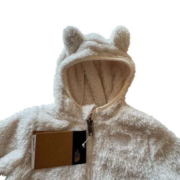 The North Face Infant Campshire Baby ONE-PIECE Pick Size Full Zipper White Dune - Picture 4 of 8